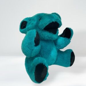VINTAGE 90s GRATEFUL DEAD Dancing Bear TEAL Plush Moving Limbs STEVEN SMITH 1990
